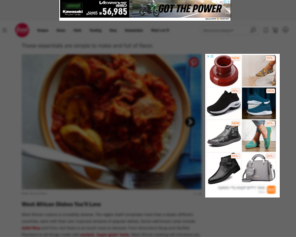 Google Display Network Ads on Food Website